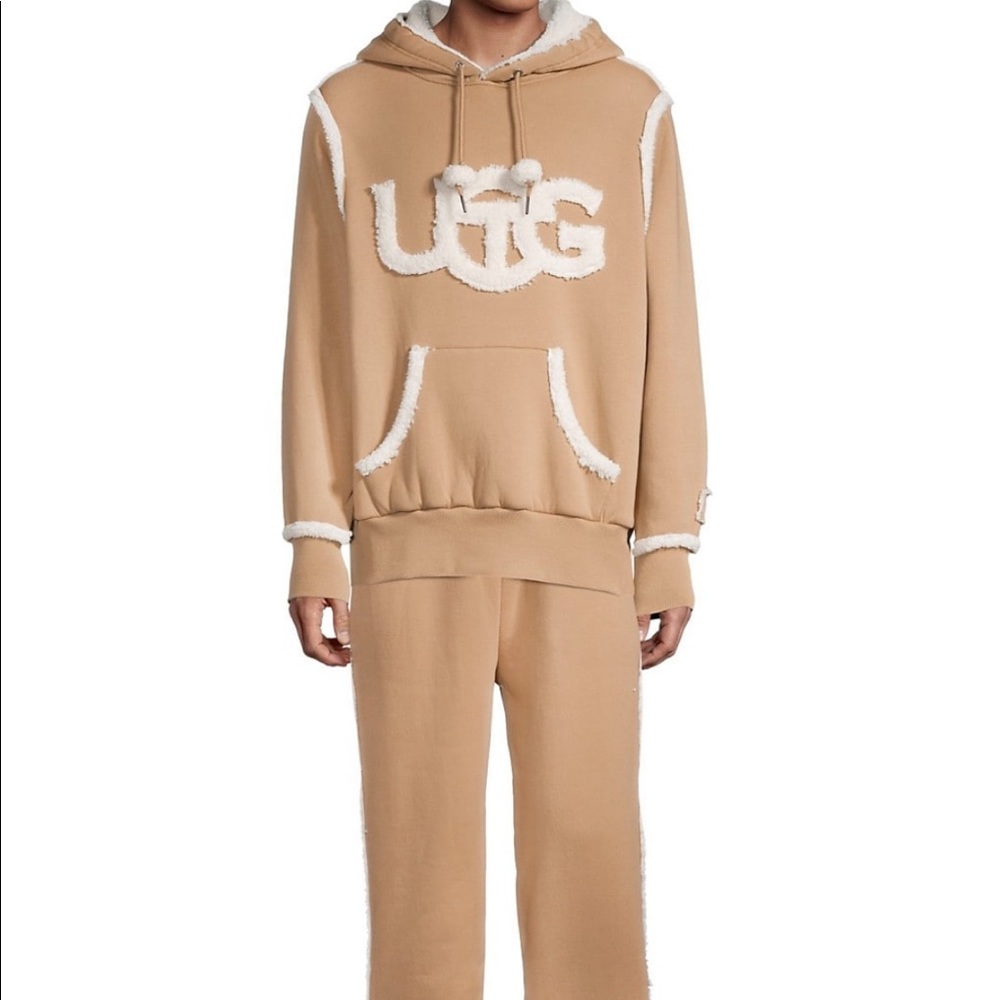 NWT TELFAR X UGG SWEATSHIRT AND PANTS SWEAT SET - BLACK // MEDIUM